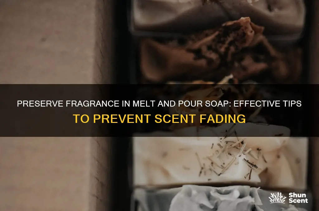 how to prevent scent fading in melt and pour soap