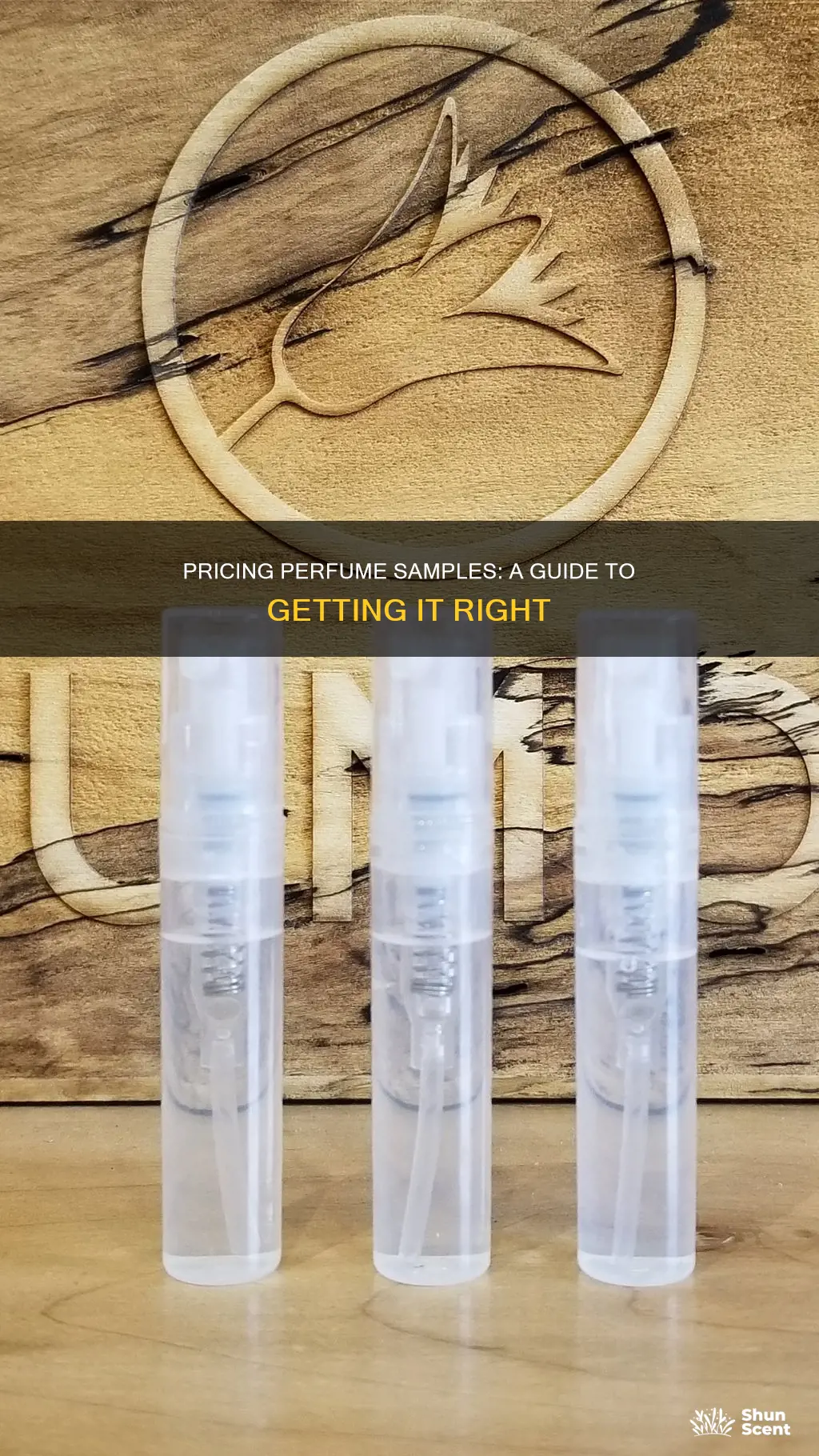 how to price perfume samples