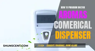 Programming Doctor Aromas' Dispenser: A Step-by-Step Guide