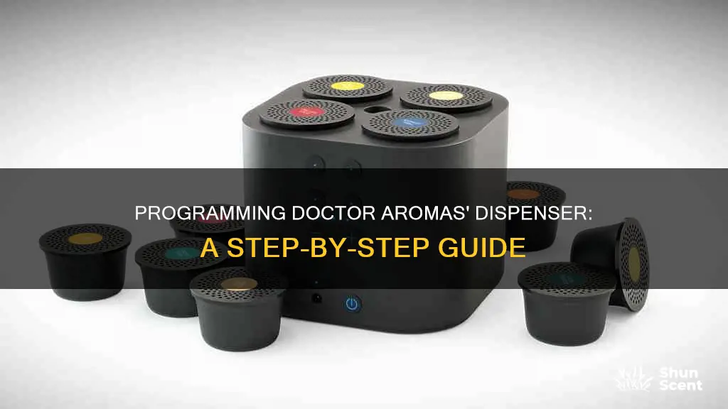 how to program doctor aromas comerical dispenser