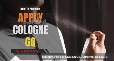 The Art of Applying Cologne: A GQ Guide