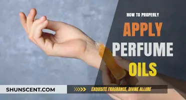 The Art of Applying Perfume Oils: A Guide