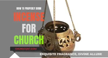 Burning Incense for Church: A Guide to the Proper Technique