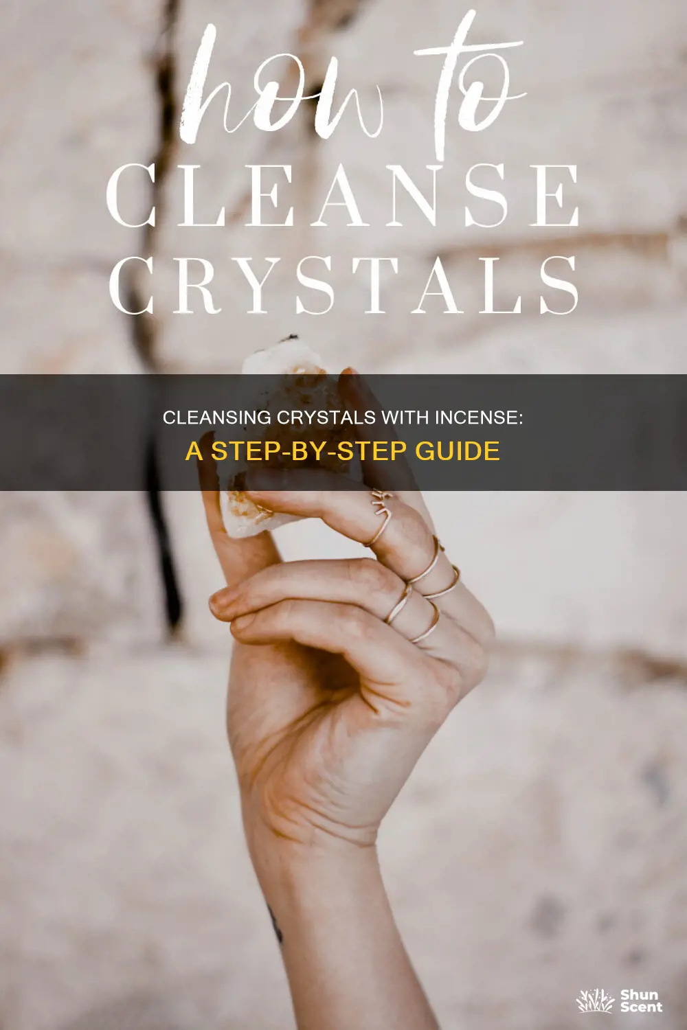 how to properly cleanse crystals with incense