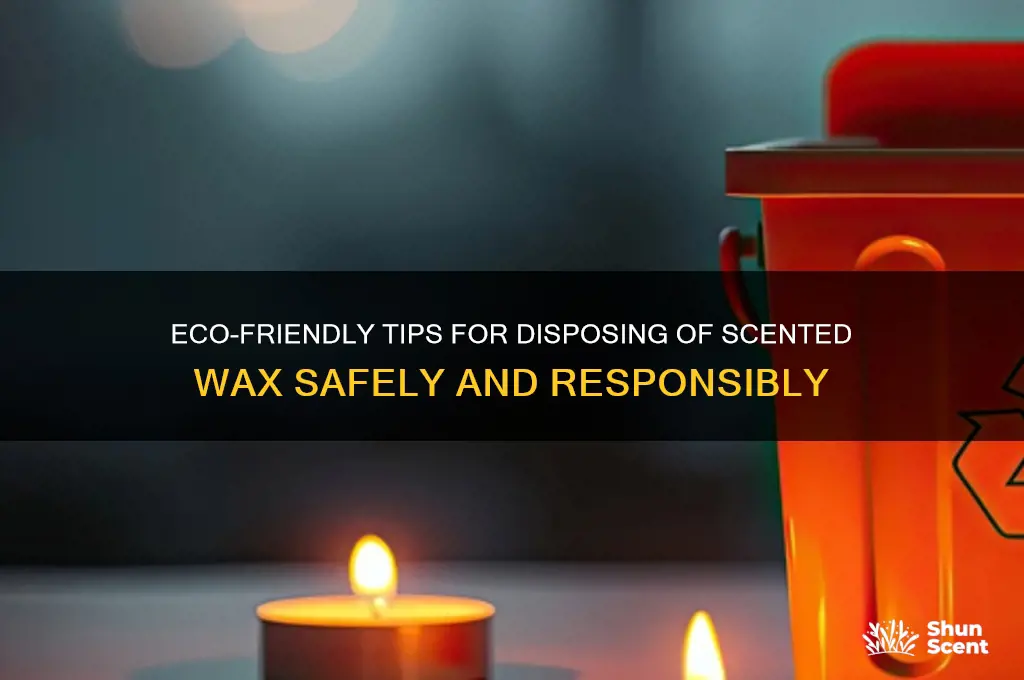 how to properly dispose of scented wax