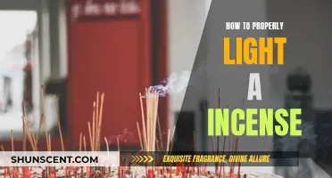 Lighting Incense: A Beginner's Guide to Proper Technique
