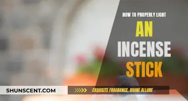 Lighting Incense: A Guide to Proper Incense Stick Ignition