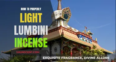 Lighting Lumbini Incense: A Guide to Proper Practice