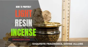 Lighting Resin Incense: A Guide to Proper Techniques