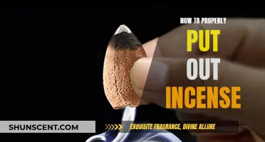 Extinguishing Incense: A Step-by-Step Guide to Properly Snuffing Out