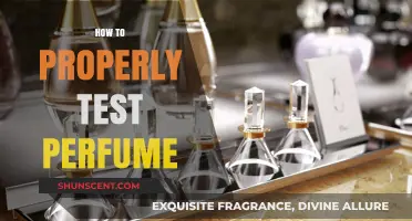 The Art of Testing Perfume: A Guide