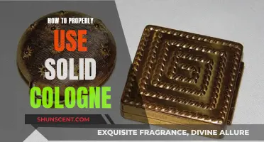 Unlocking Solid Cologne: A Guide to Proper Application