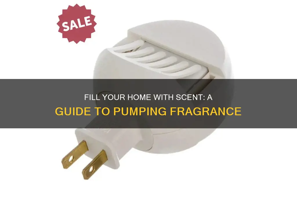 how to pump fragrance throughout house