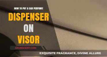 The Best Spot for Car Perfume: Sun Visor Clips