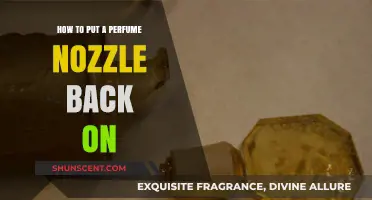 Fixing a Fragrance: Reattaching a Perfume Nozzle with Ease