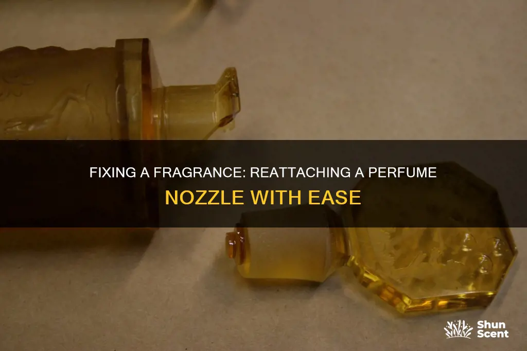 how to put a perfume nozzle back on