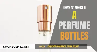 Filling Fragrance: Alcohol in Perfume Bottles