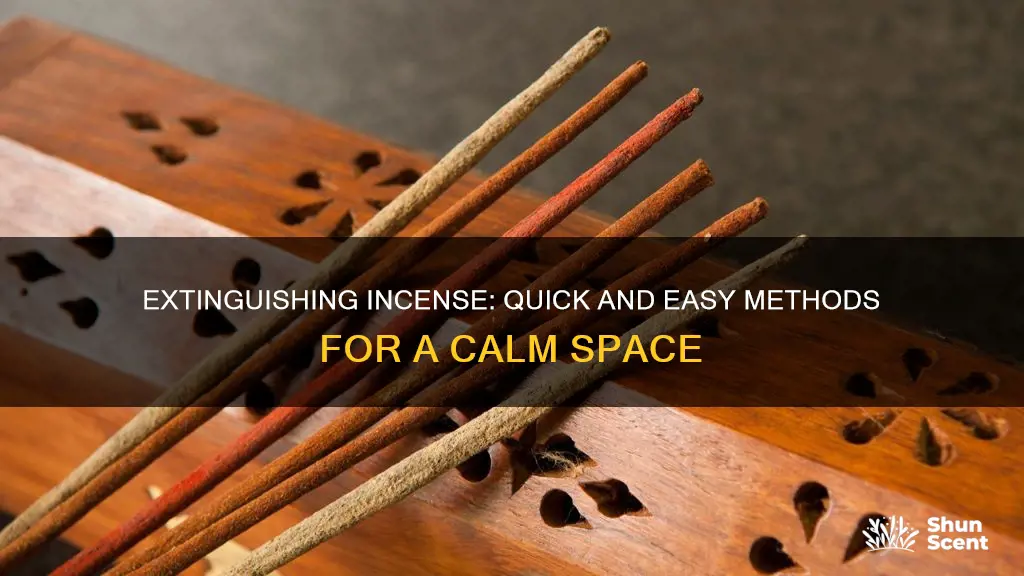 how to put an incense stick out