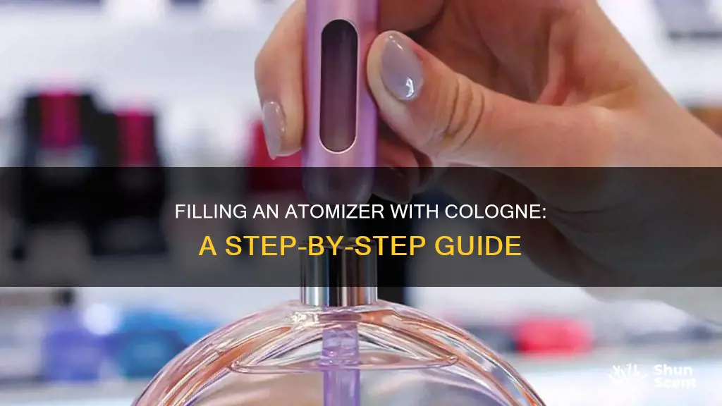 how to put cologne in atomizer