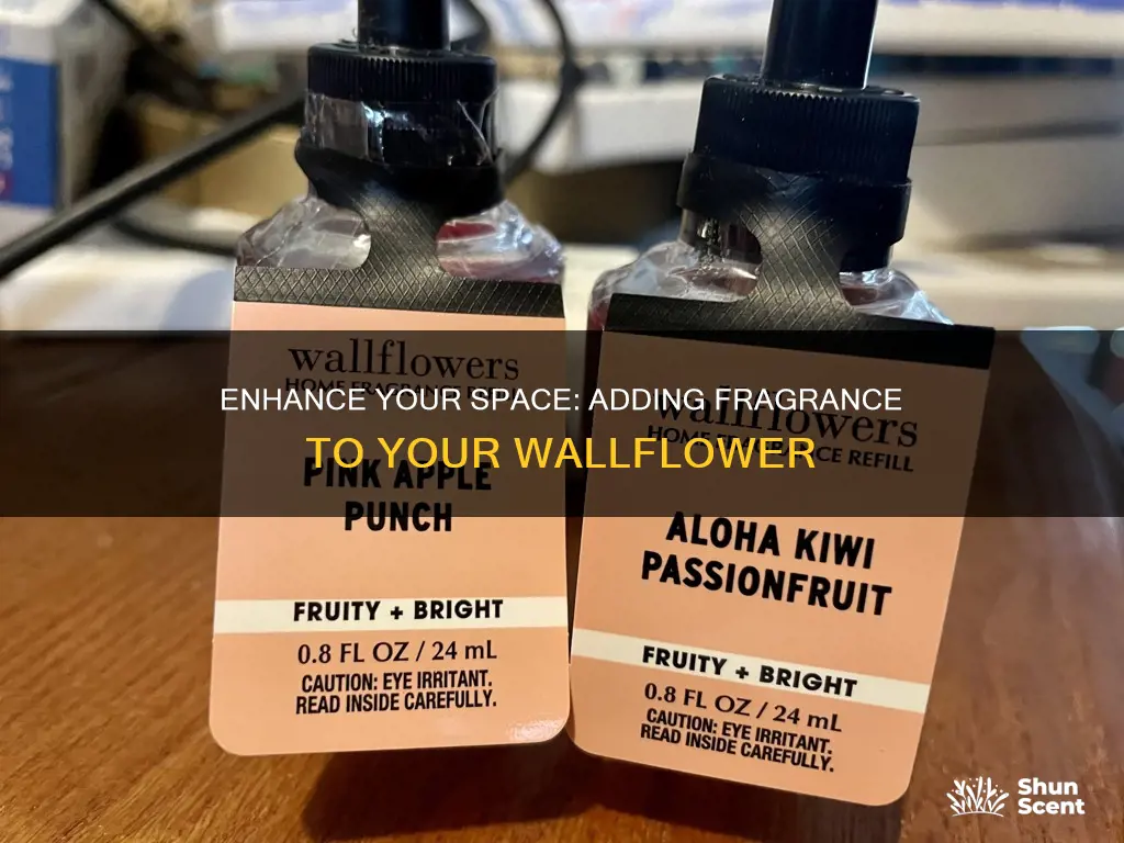 how to put fragrance in wallflower