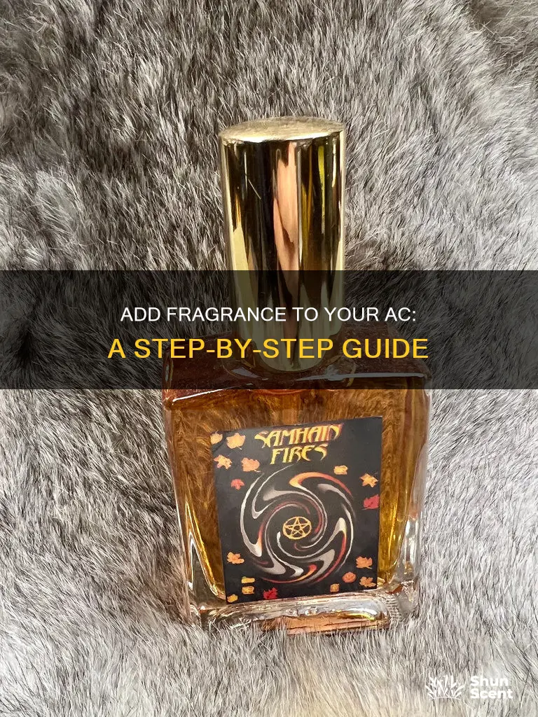 how to put fragrance in your ac system