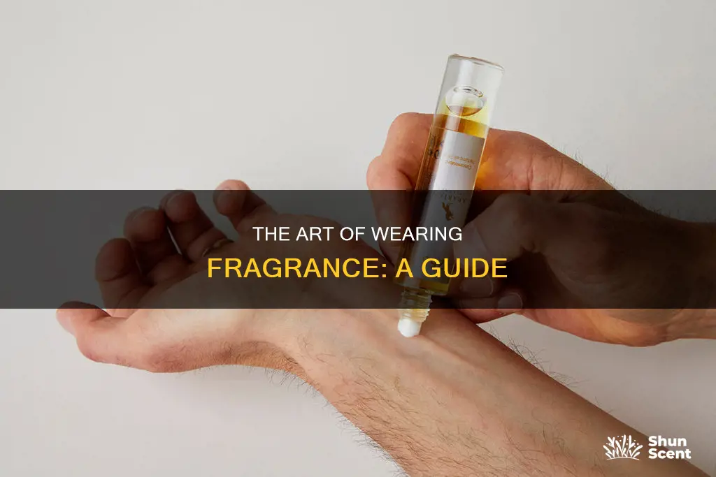 how to put fragrance on