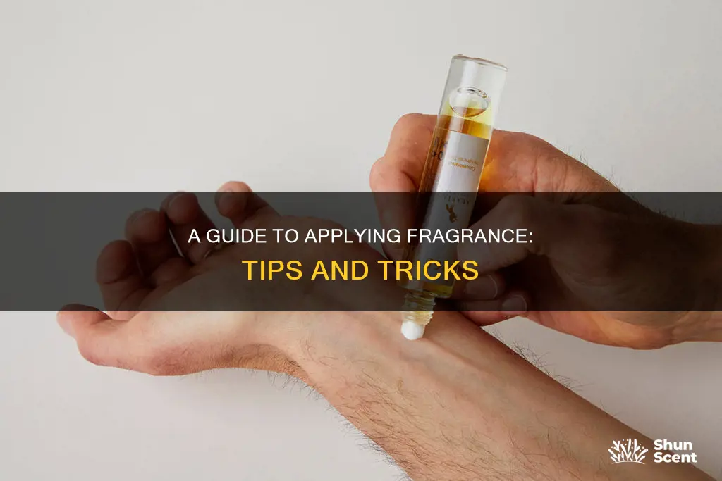 how to put fragrance