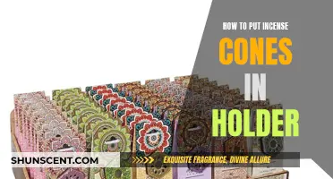 The Best Way to Place Incense Cones in Their Holder