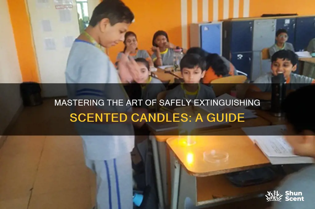 how to put off scented candle