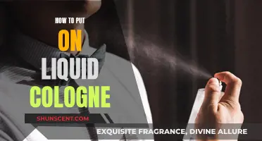 Applying Liquid Cologne: A Step-by-Step Guide