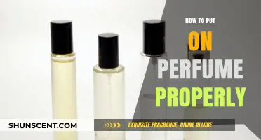 The Art of Applying Perfume: A Guide