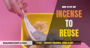 Extinguishing Incense Sticks for Reuse: A Quick Guide