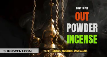Using Powder Incense: Lighting and Extinguishing Techniques