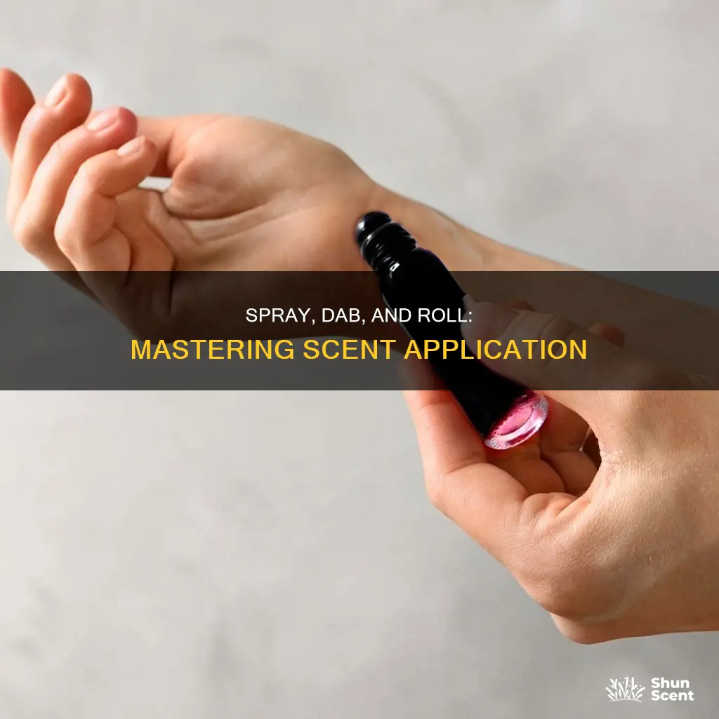 how to put perfume on body