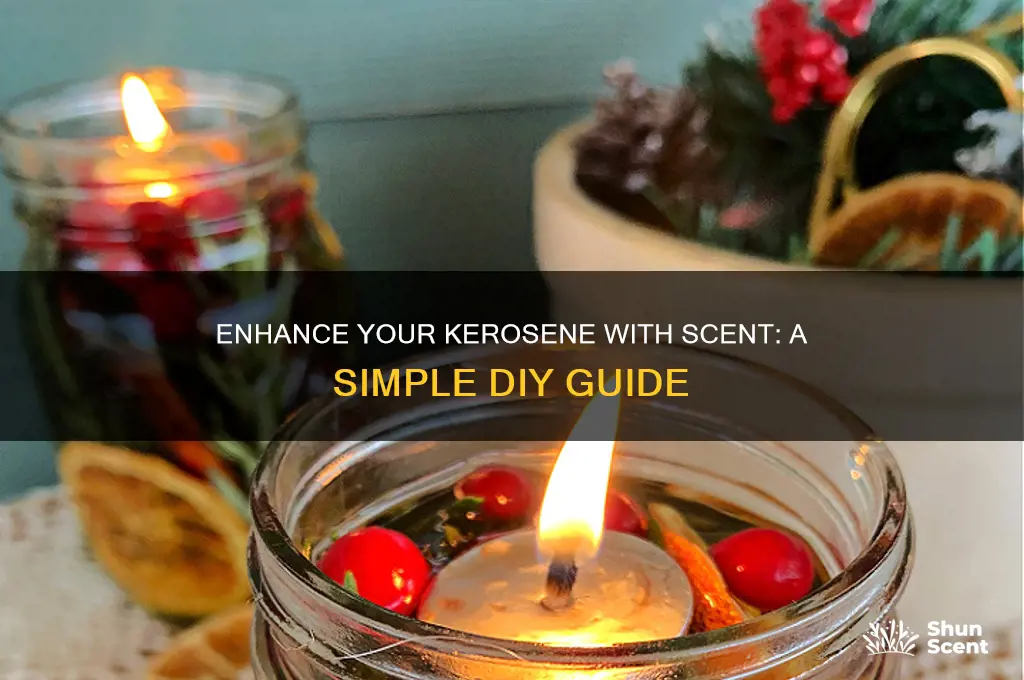how to put scent in kerosene