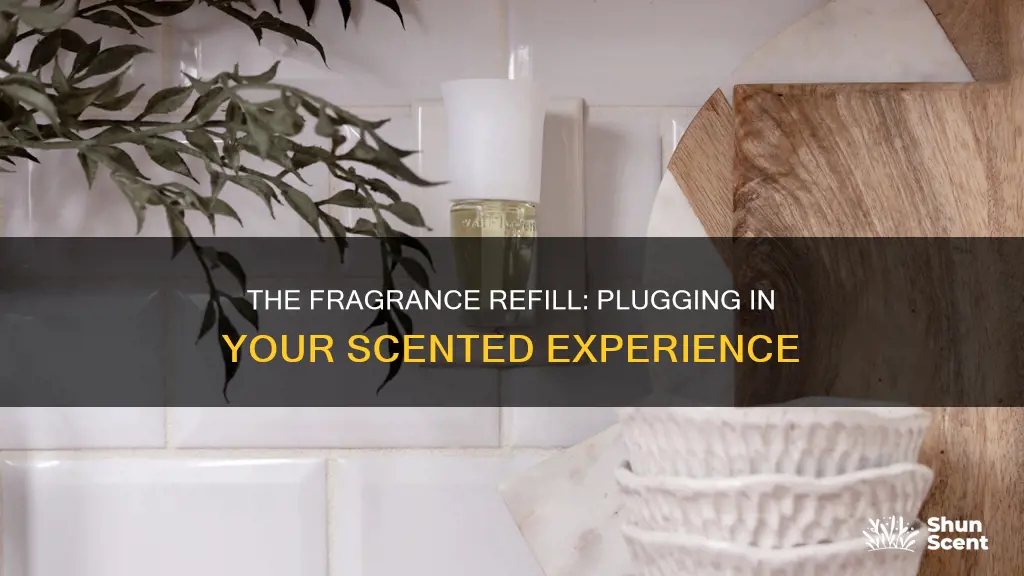 how to put the fragrance refill in the plug in