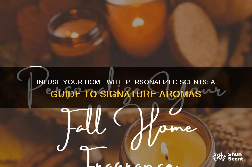 how to put your own scent on a house