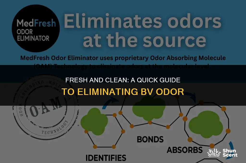 how to quickly get rid of bv odor