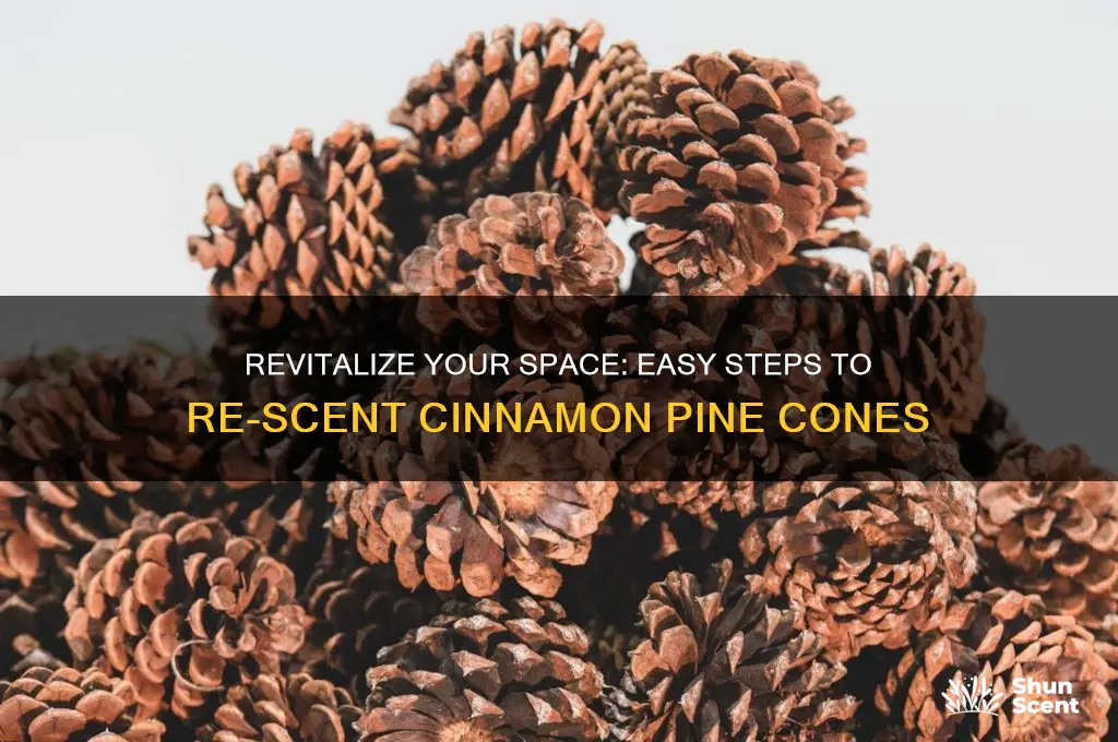 how to re scent cinnamon pine cones