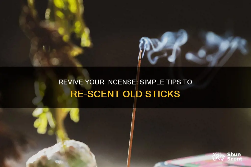 how to re-scent your old incense