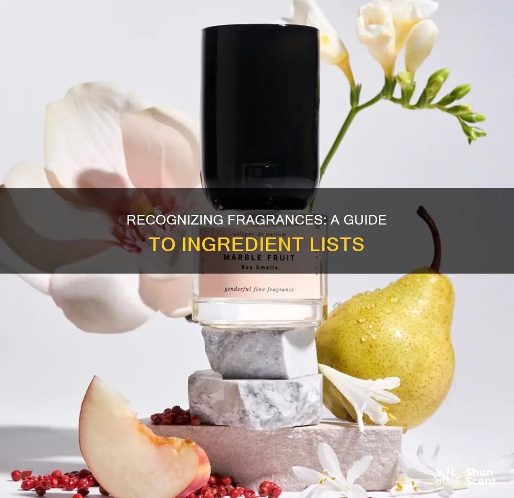 how to recognize fragrances in ingredients