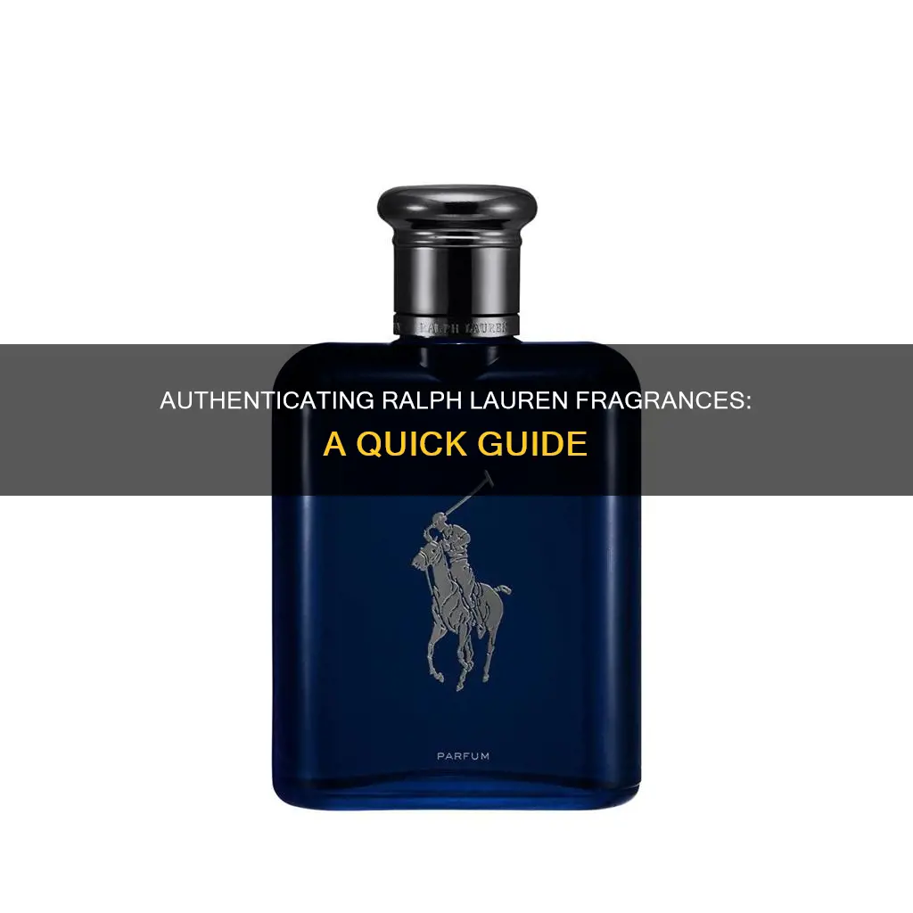 how to recognize ralph lauren perfumes