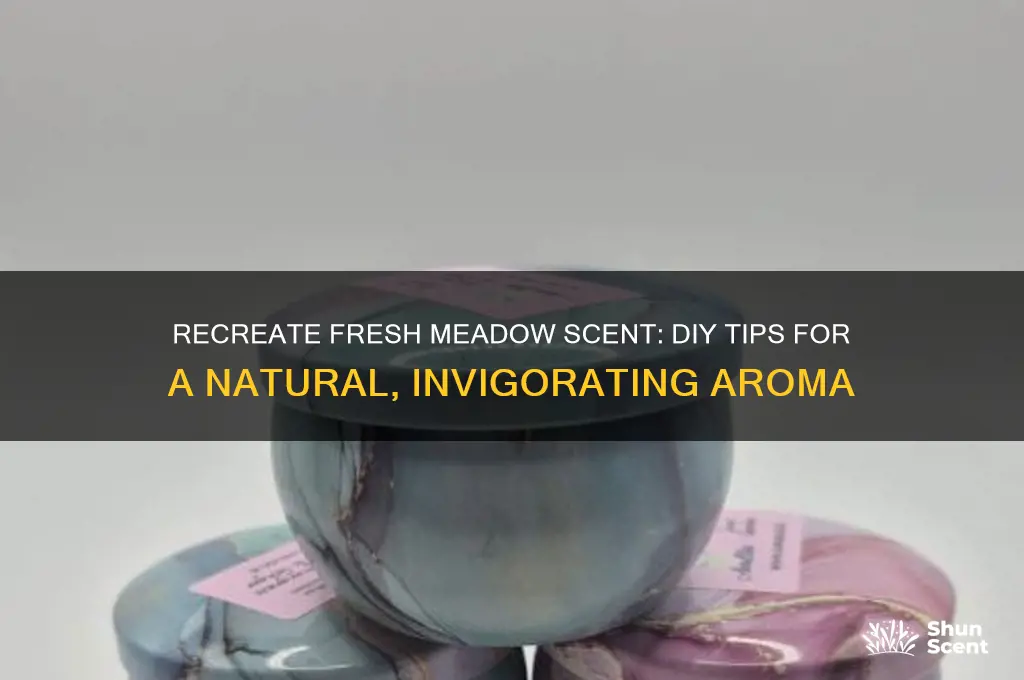 how to recreate fresh meadow scent