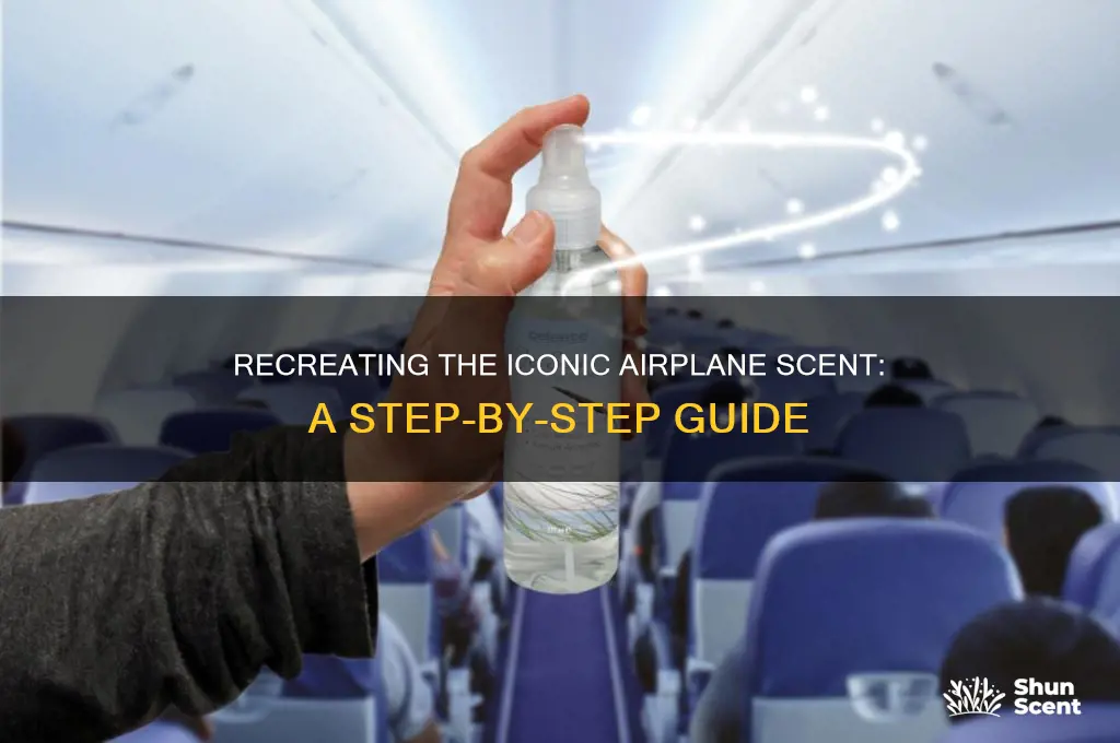 how to recreate the airplane scent