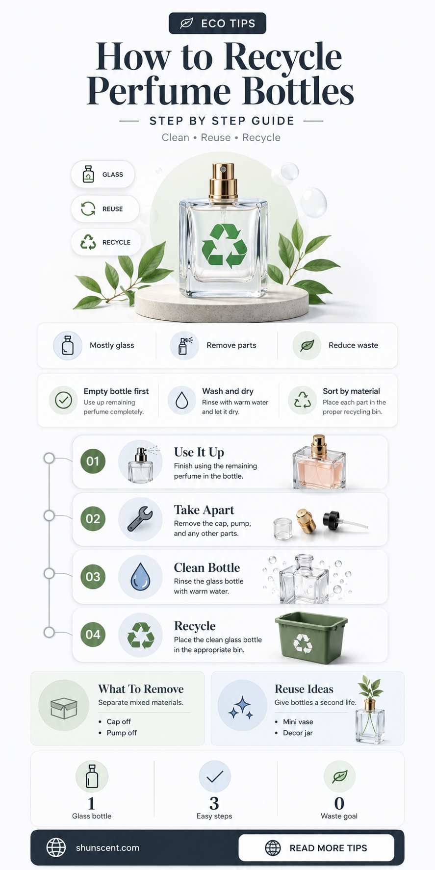 are perfume bottles recyclable
