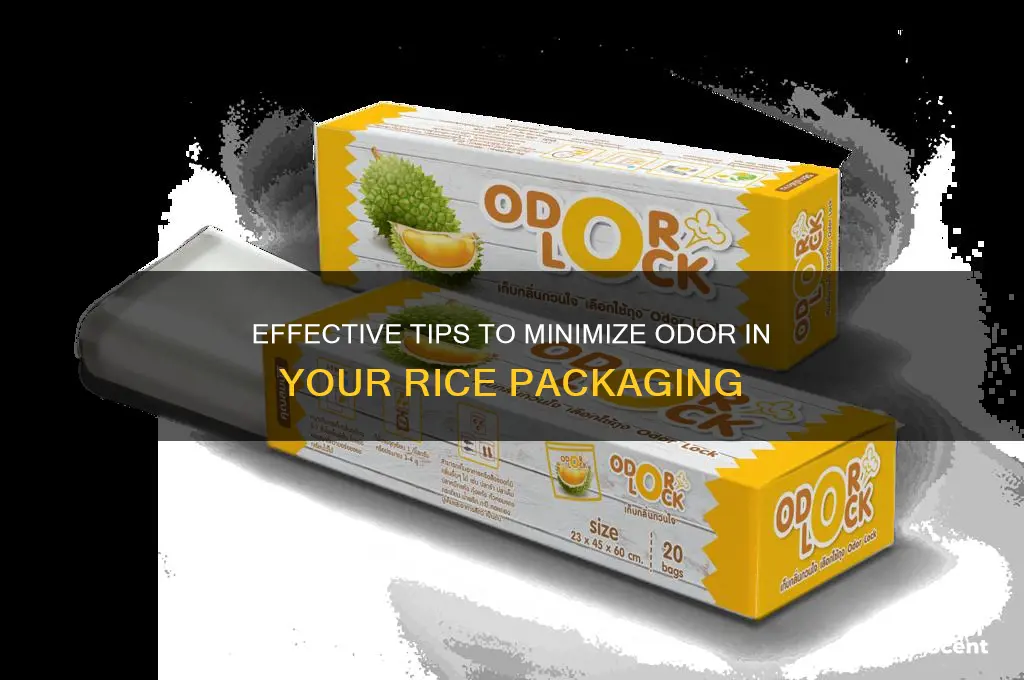 how to reduce scent in rice pack
