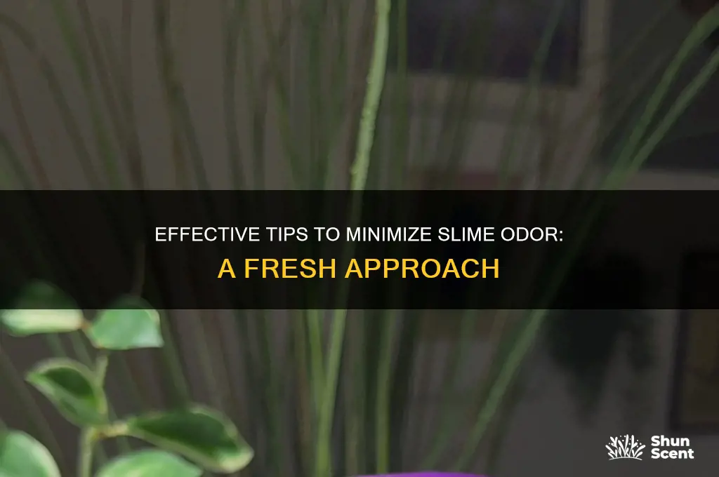 how to reduce the scent of slime
