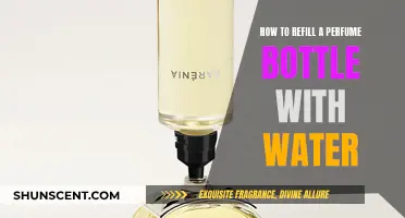 Refilling Perfume Bottles: A Simple Water-Based Hack