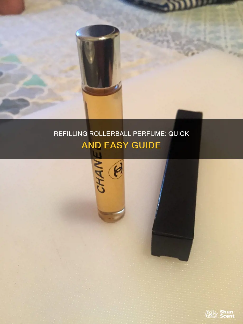 how to refill a rollerball perfume