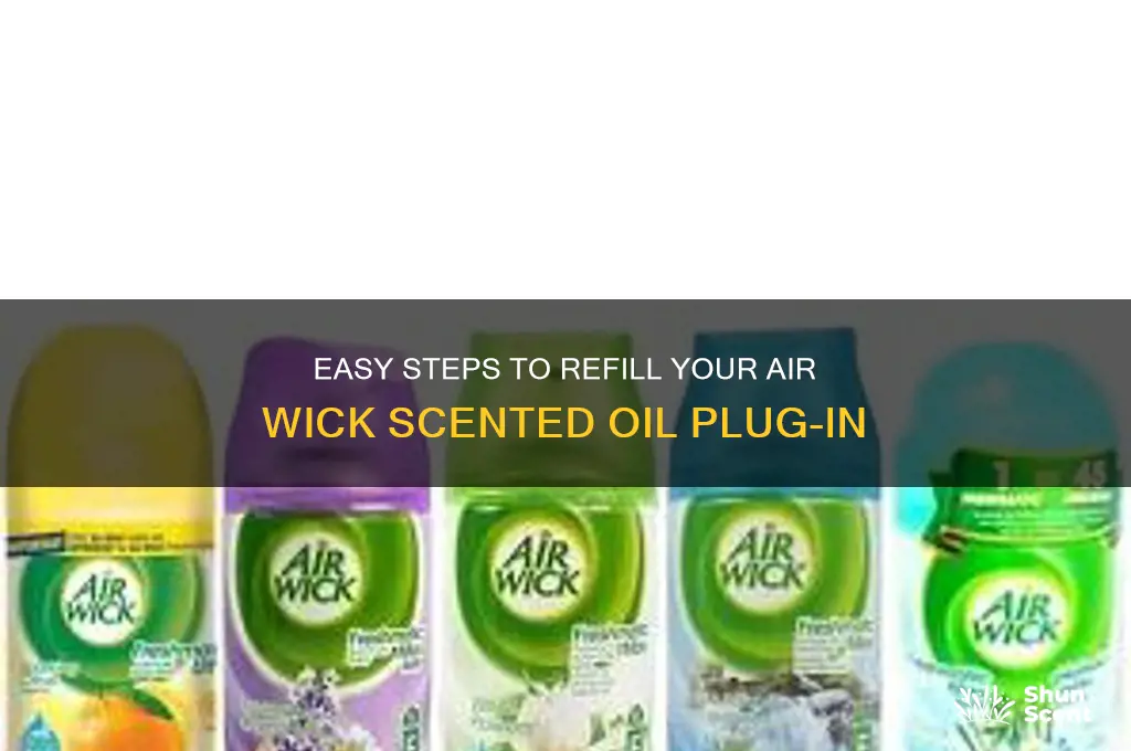 how to refill air wick scented oil